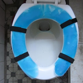 le meilleur siège des toilettes mou, coussin de refroidissement de gel avec de haute qualité dans le bleu