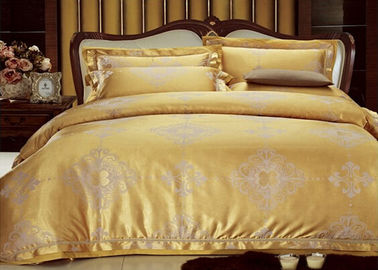 La literie normale d'or place la literie de Tencel avec 2 taies d'oreiller, 1 couverture de couette