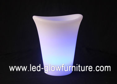 Pots de fleur changeants d'éclairage de couleur de récipient de LED/vase avec la batterie ou l'énergie solaire