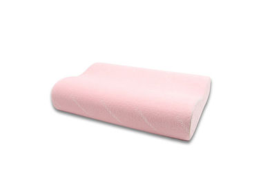 60*30*11/7cm 100% oreillers de Massager de mousse de mémoire dans la couleur rose réduisant la fatigue