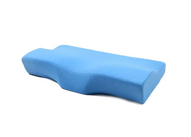 Anti oreiller de ronflement normal bleu de mousse de mémoire avec la forme de papillon