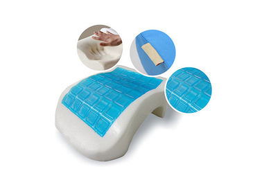 Bleu/a adapté l'oreiller de refroidissement sain de mousse de mémoire de gel pour le voyage