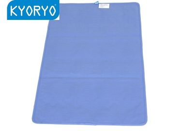 Lit simple/double de gel de comité technique de couverture faite sur commande de fibre de coussin de lit de refroidissement avec l'oreiller