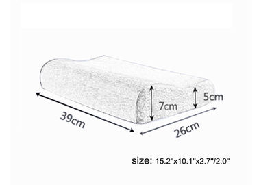 Vague normale de maille de l'oreiller 100% de mousse de mémoire de massage/thérapie