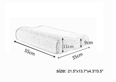 L'oreiller de mousse de mémoire de découpe d'innovations de sommeil de Brwon conçoivent en fonction du client