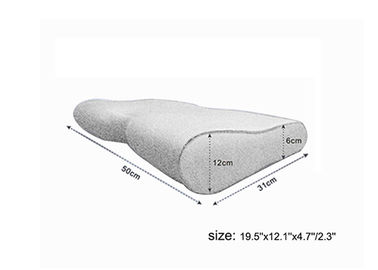 Oreiller de voyage de mousse de mémoire de découpe d'oreiller de mousse de mémoire de taille standard