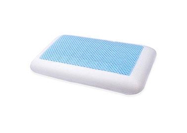Oreiller ergonomique de cou de mousse de mémoire, oreiller de refroidissement de mousse de mémoire de gel grand