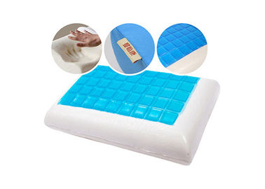 Oreiller ergonomique de cou de mousse de mémoire, oreiller de refroidissement de mousse de mémoire de gel grand