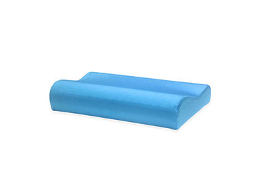 Badine du point de vue ergonomique l'oreiller de cou de mousse de mémoire pour la douleur cervicale, bleu
