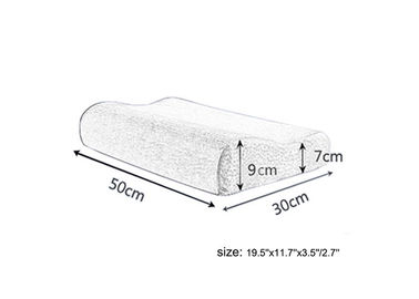 Oreiller de cou de mousse de mémoire de sommeil/gel de refroidissement de mémoire oreiller standard de mousse