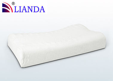 La mousse de luxe de mémoire repose le velours blanc, le CE d'oreiller de lit de mousse de mémoire/GV