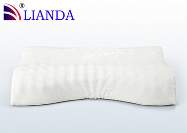 La mousse de luxe de mémoire repose le velours blanc, le CE d'oreiller de lit de mousse de mémoire/GV
