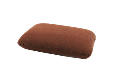 Ralentissez les petits oreillers de mousse de mémoire de rebond pour le voyage, tissu en cristal de velours