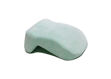 Taille de voyage d'oreiller de mousse de mémoire de sommeil de petit somme de bureau d'OEM dans la couleur verte en bon état