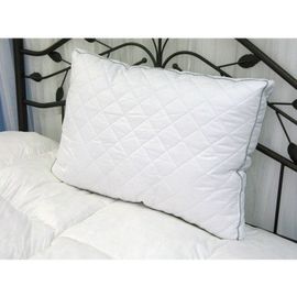 Oreiller sain de Microfiber de cou de polyester de conception piqué par hôtel avec le remplissage de fibre de boule
