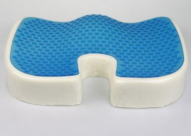 Le coussin de mousse de mémoire Gel-a augmenté OEM de Seat de confort, coussin de coccyx de gel