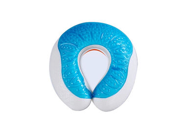 Refroidissement d'oreiller de voyage de mousse de mémoire d'ODM d'OEM blanc/adapté aux besoins du client