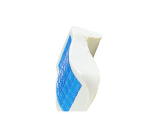 Oreiller frais de mousse de mémoire de gel de tissu de velours mou avec la tirette cachée