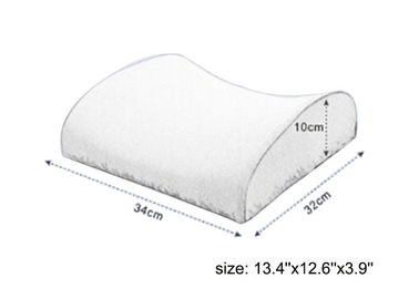 Coussin arrière orthopédique de refroidissement lombaire de soutien d'oreiller de mousse de mémoire de gel pour la voiture