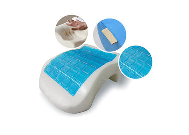 Oreiller frais de mousse de mémoire de gel de petit somme promotionnel avec la housse en toile de velours