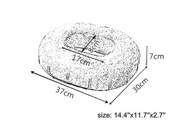 Coussin mou de beignet de mousse de mémoire d'ODM d'OEM petit pour la décompression
