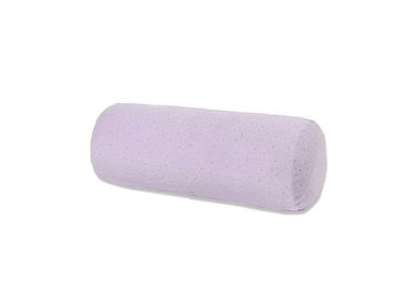 Coussins cervicaux rouges de dos de sofa d'oreiller de petit pain de cou, tissu en cristal de velours