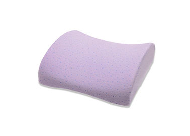 Coussin orthopédique de soutien de dos de mousse de mémoire d'oreillers, pourpre/blanc/bleu