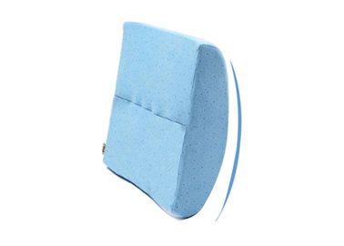 Coussin orthopédique de soutien de dos de mousse de mémoire d'oreillers, pourpre/blanc/bleu
