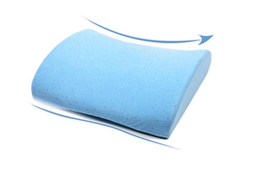 Coussin orthopédique de soutien de dos de mousse de mémoire d'oreillers, pourpre/blanc/bleu