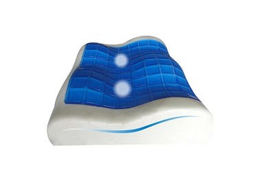 Oreiller contourné multifonctionnel de mousse de mémoire avec le gel de refroidissement fait sur commande