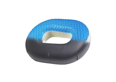 Oreiller portatif carré ovale de beignet de coussin de gel pour des hémorroïdes