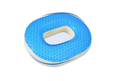 Coussin d'anneau de mousse de mémoire de coussin de gel de polyester pour des hémorroïdes