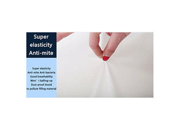 Taille mince confortable de double de matelas de mousse de mémoire d'école dans le blanc