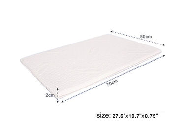 Anti tapis de bain de mousse de mémoire de glissement de fibre en bambou blanche personnalisables