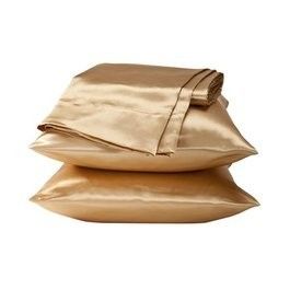 Le drap luxueux de maison d'hôtel de tissu en soie place l'édredon de haute catégorie réglé avec du coton