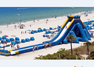 glissière gonflable de longs d'hippopotame de 53.3m d'eau jeux de glissière plus longue pour la plage