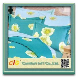 100% feuilles de literie de mode de coton, stabilité de couleur 4.