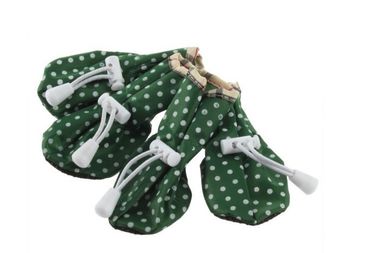 4PCS a placé le chien d'habillement d'animal familier de 5.5CM/chaussures molles imperméables antidérapage de chat