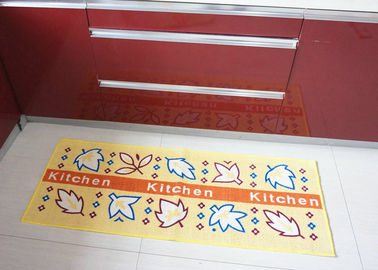 Le coton réutilisé a adapté des tapis aux besoins du client de plancher de cuisine pour la décoration à la maison