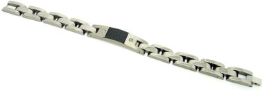Bracelet titanique adapté aux besoins du client de sable et de lumière pour les hommes/femmes avec la conception d'échelle