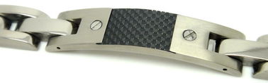 Bracelet titanique adapté aux besoins du client de sable et de lumière pour les hommes/femmes avec la conception d'échelle