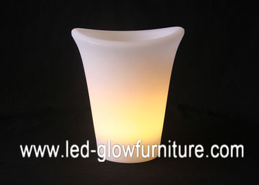 Pots de fleur changeants d'éclairage de couleur de récipient de LED/vase avec la batterie ou l'énergie solaire