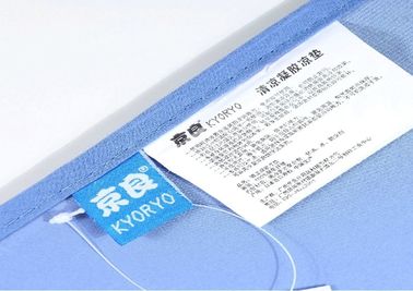 Chaleur-élimination du coussin de lit de refroidissement bleu-clair de gel, tapis sain mou de yoga de Tatami