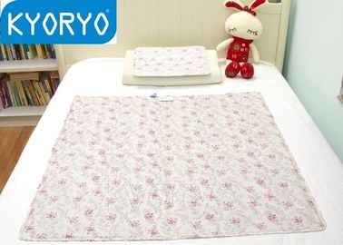 Coussin de lit de refroidissement carré de gel de macromolécule de folwer rouge avec l'OEM de tapis d'oreiller