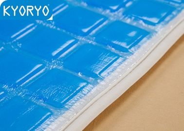 Fibre de refroidissement molle bleue de Toweling d'alèse de gel pour des enfants