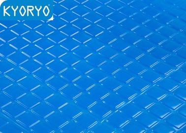 Fibre de refroidissement molle bleue de Toweling d'alèse de gel pour des enfants